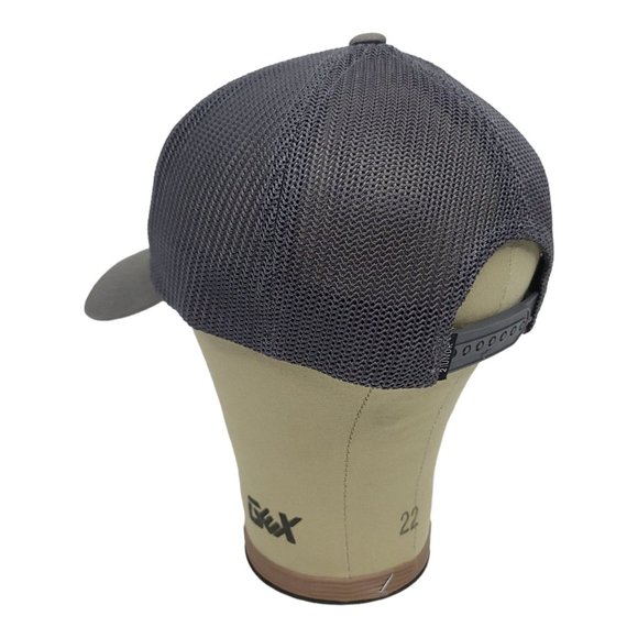 One Ten 2 UNDR Mesh Flex Fit Snapback Cap Trucker Baseball Hat Gray Patch - Picture 9 of 12